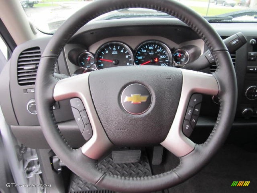 2012 Silverado 1500 LT Extended Cab 4x4 - Silver Ice Metallic / Ebony photo #10