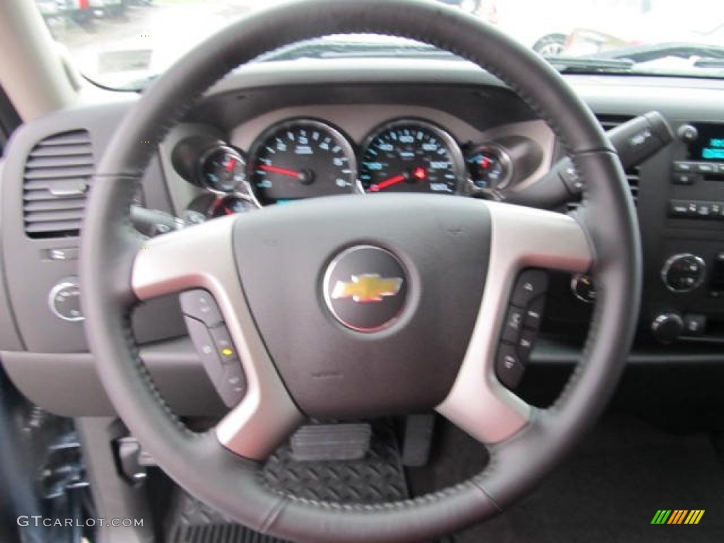 2012 Silverado 1500 LT Extended Cab 4x4 - Blue Granite Metallic / Ebony photo #10