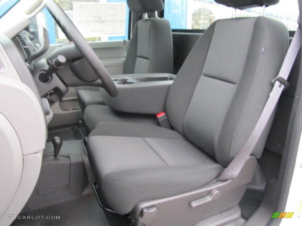 Dark Titanium Interior 2012 Chevrolet Silverado 1500 Work Truck Regular Cab 4x4 Photo #58452946