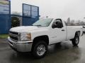 Summit White - Silverado 2500HD Work Truck Regular Cab 4x4 Photo No. 1