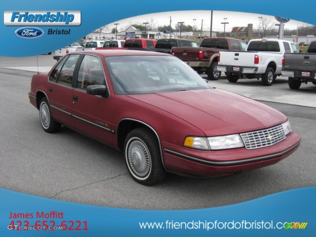 1990 Lumina Sedan - Maroon Metallic / Maroon photo #5