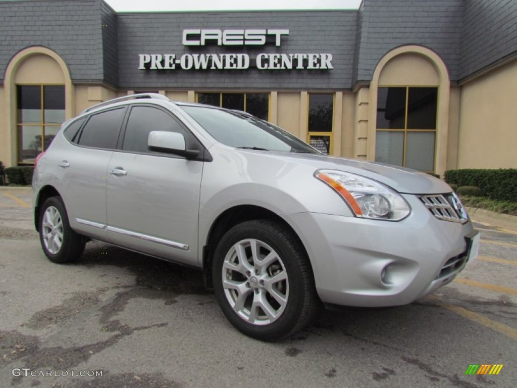 2011 Rogue SL - Silver Ice Metallic / Gray photo #5