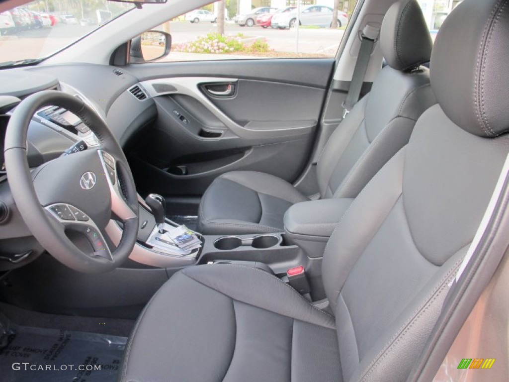 2012 Elantra GLS - Desert Bronze / Black photo #6