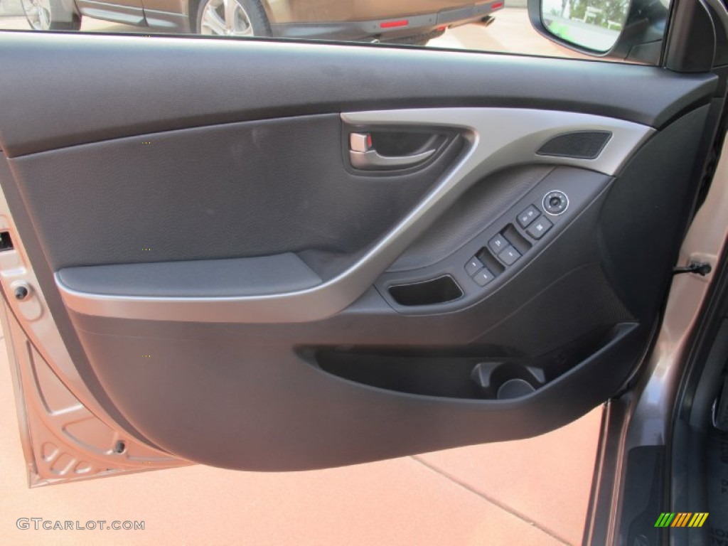 2012 Elantra GLS - Desert Bronze / Black photo #8