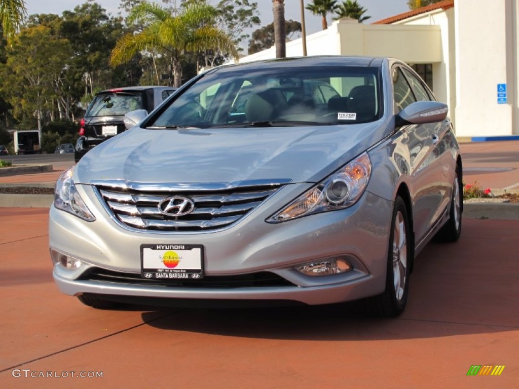 2012 Sonata Limited - Radiant Silver / Gray photo #1