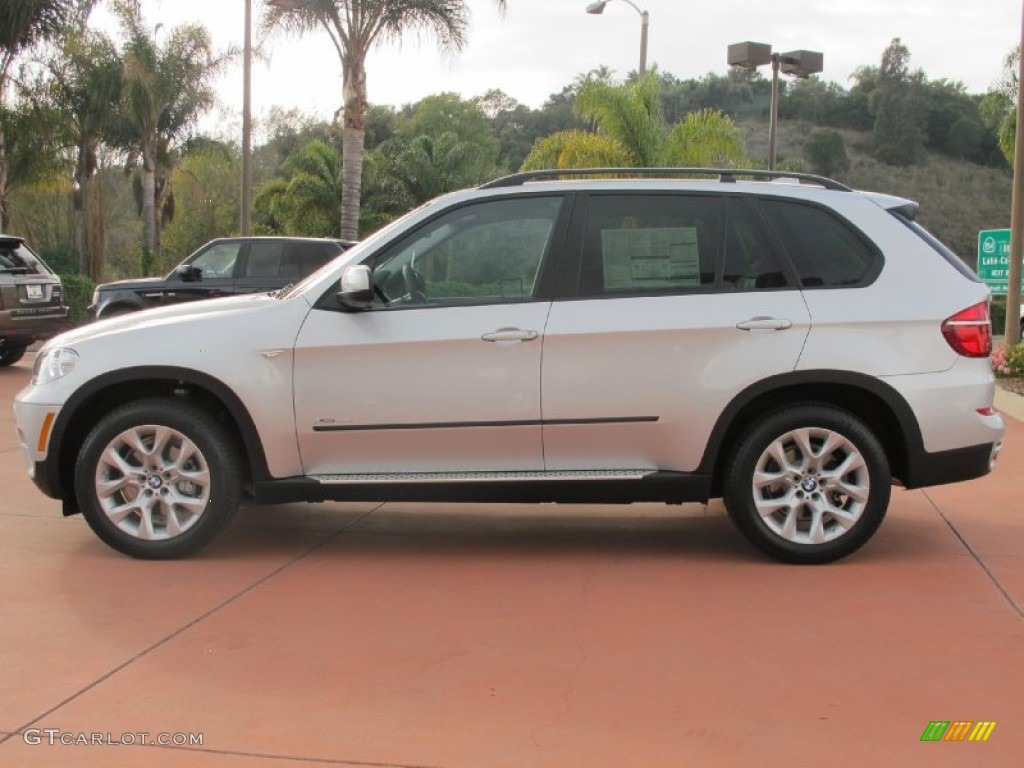 Titanium Silver Metallic 2012 BMW X5 xDrive35i Premium Exterior Photo #58457495