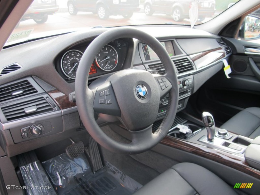 Black Interior 2012 BMW X5 xDrive35i Premium Photo #58457558