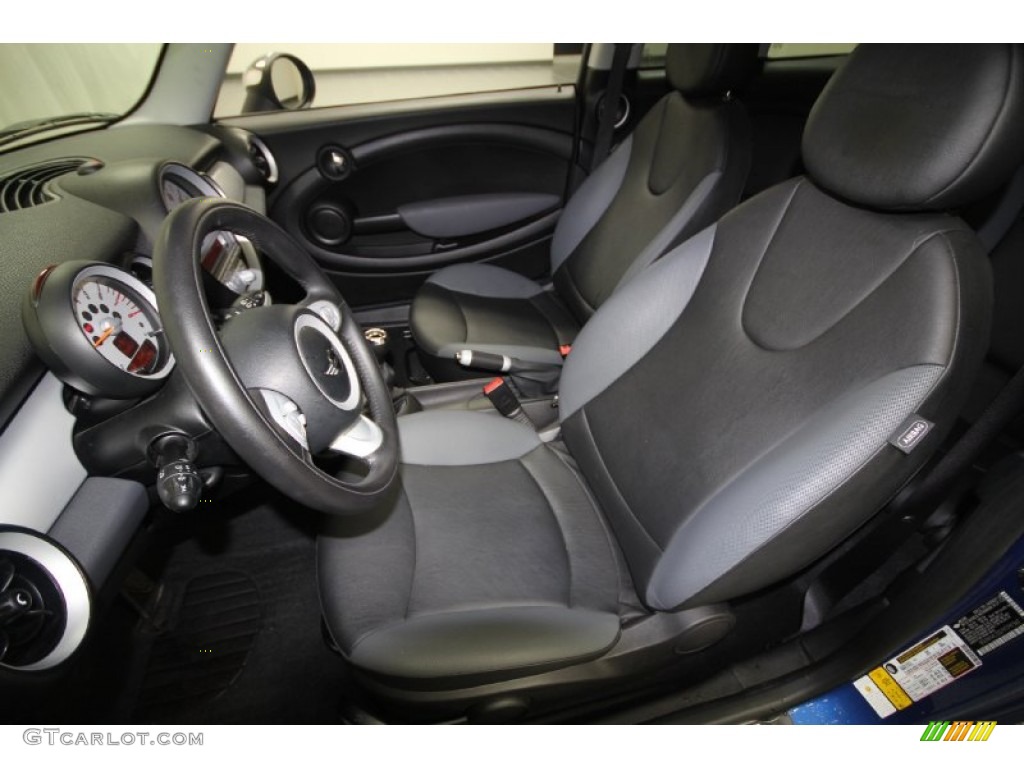 Black/Grey Interior 2009 Mini Cooper Clubman Photo #58457829