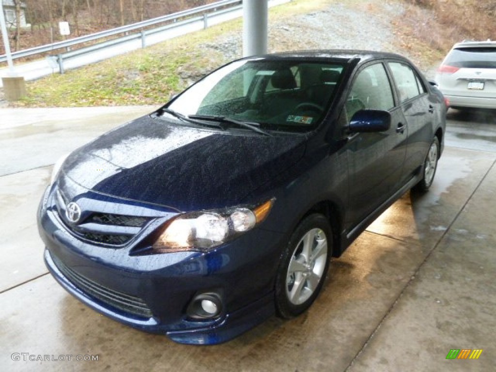 2012 Corolla S - Nautical Blue Metallic / Dark Charcoal photo #5