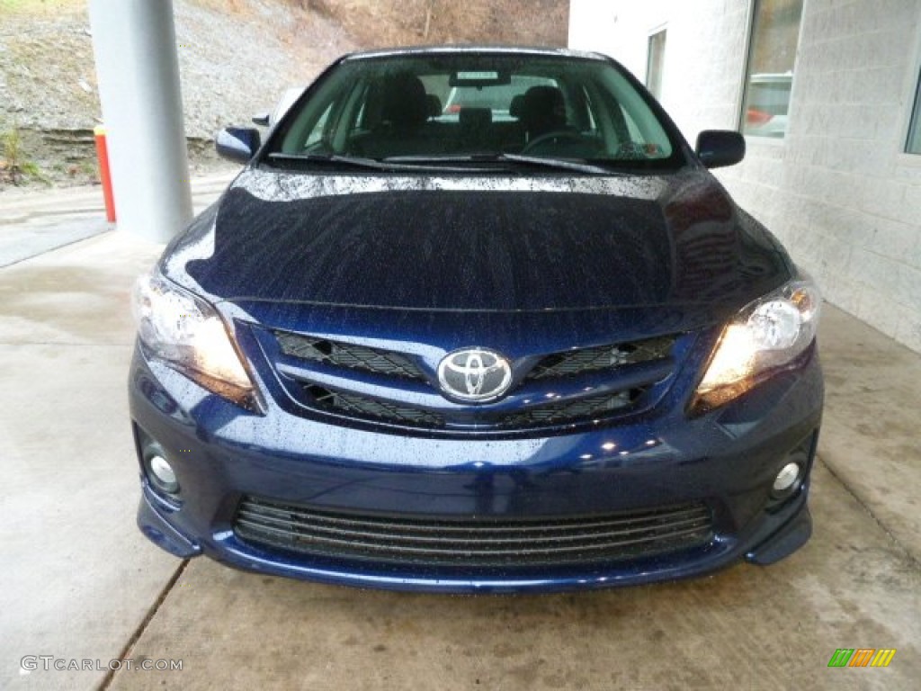 2012 Corolla S - Nautical Blue Metallic / Dark Charcoal photo #6