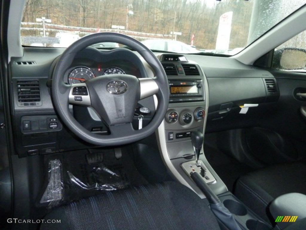 2012 Toyota Corolla S Dark Charcoal Dashboard Photo #58462730