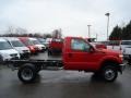 2012 Vermillion Red Ford F350 Super Duty XL SuperCab 4x4 Dually Chassis  photo #1
