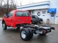 2012 Vermillion Red Ford F350 Super Duty XL SuperCab 4x4 Dually Chassis  photo #6