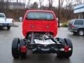 2012 Vermillion Red Ford F350 Super Duty XL SuperCab 4x4 Dually Chassis  photo #7