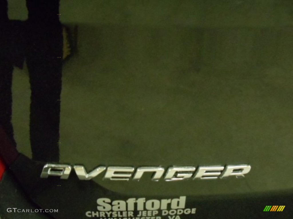 2012 Avenger R/T - Black / Black/Silver/Red photo #27