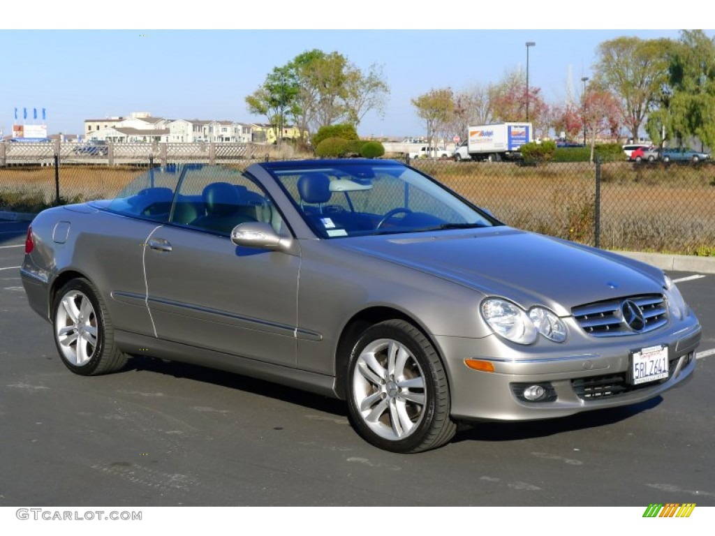 2006 CLK 350 Cabriolet - Pewter Metallic / Black photo #1