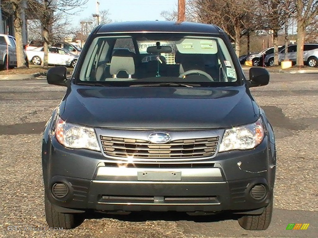 2009 Forester 2.5 X - Sage Green Metallic / Platinum photo #2