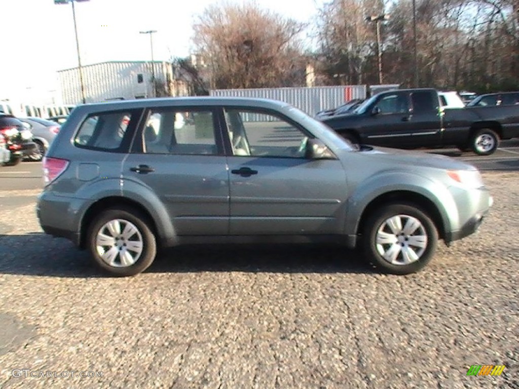 2009 Forester 2.5 X - Sage Green Metallic / Platinum photo #7