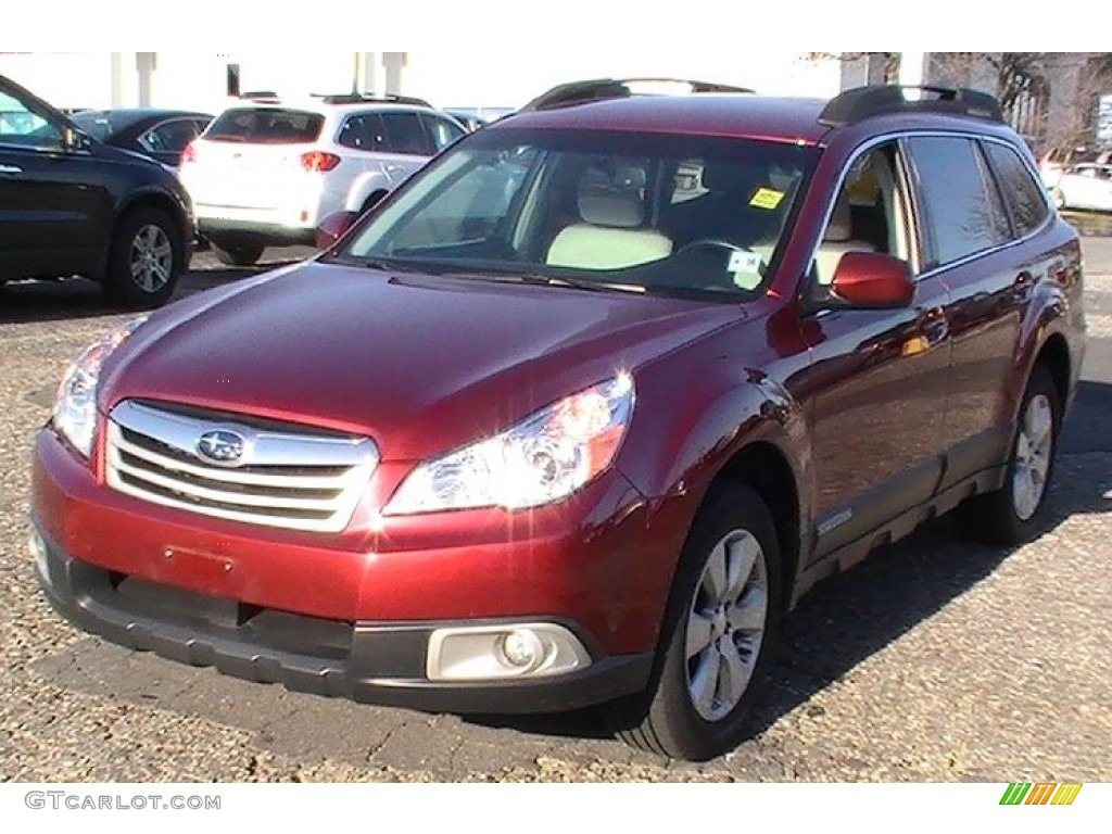 Ruby Red Pearl 2011 Subaru Outback 2.5i Premium Wagon Exterior Photo #58466838