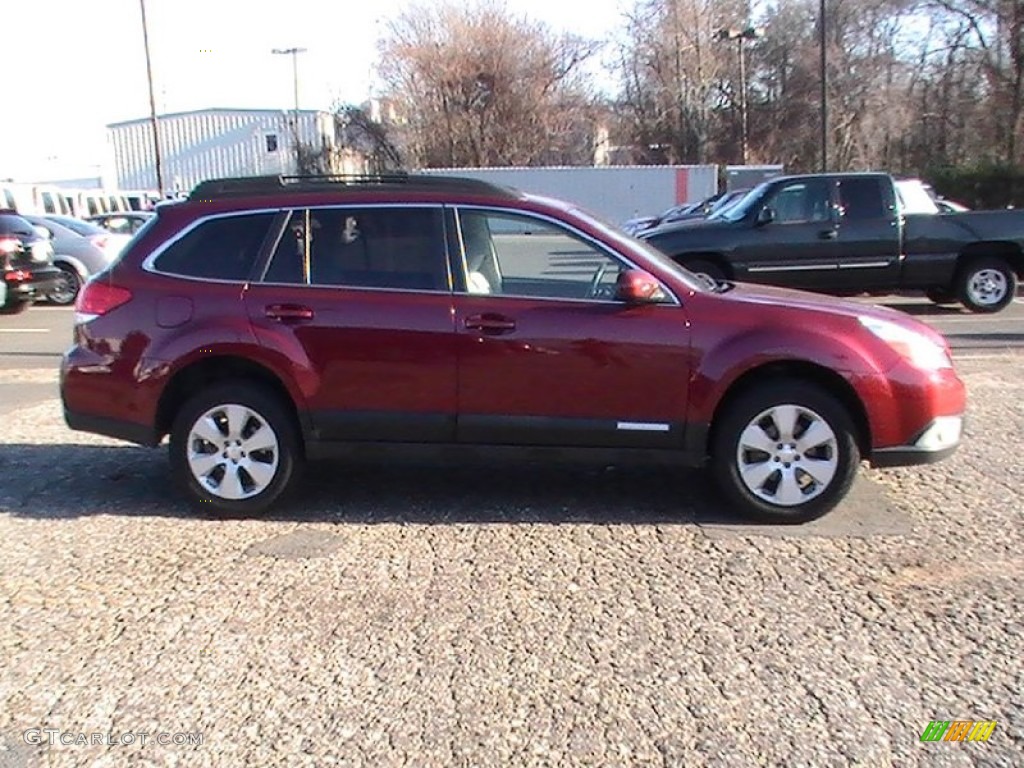 Ruby Red Pearl 2011 Subaru Outback 2.5i Premium Wagon Exterior Photo #58466892
