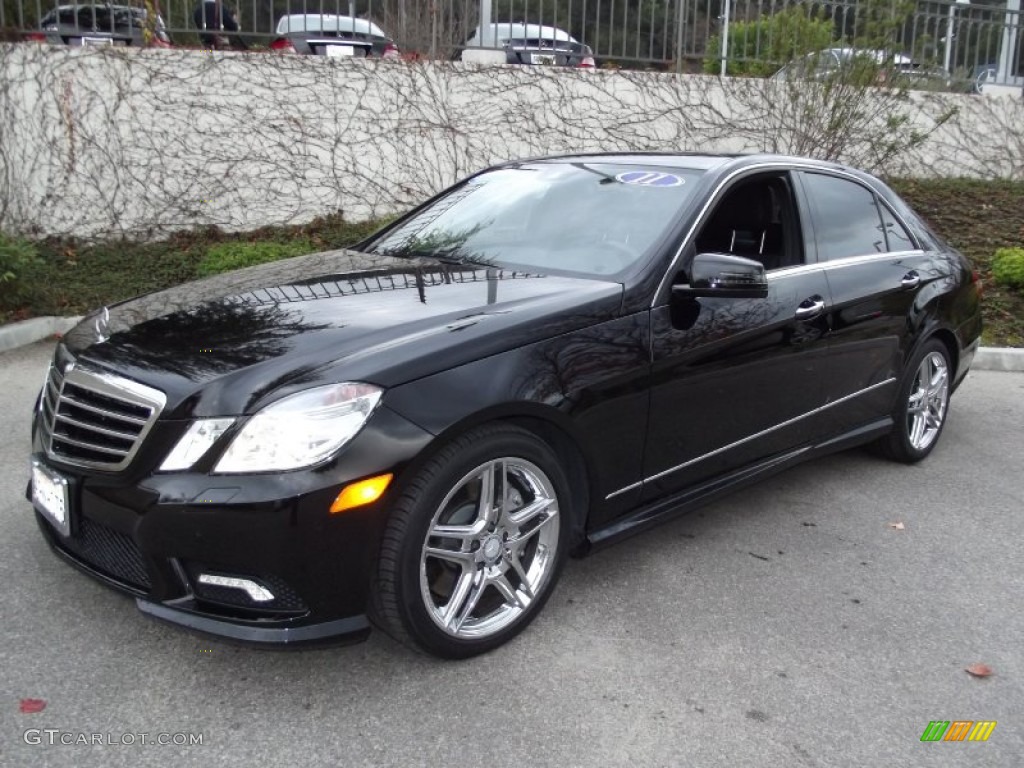 Black 2011 Mercedes-Benz E 550 Sedan Exterior Photo #58467165