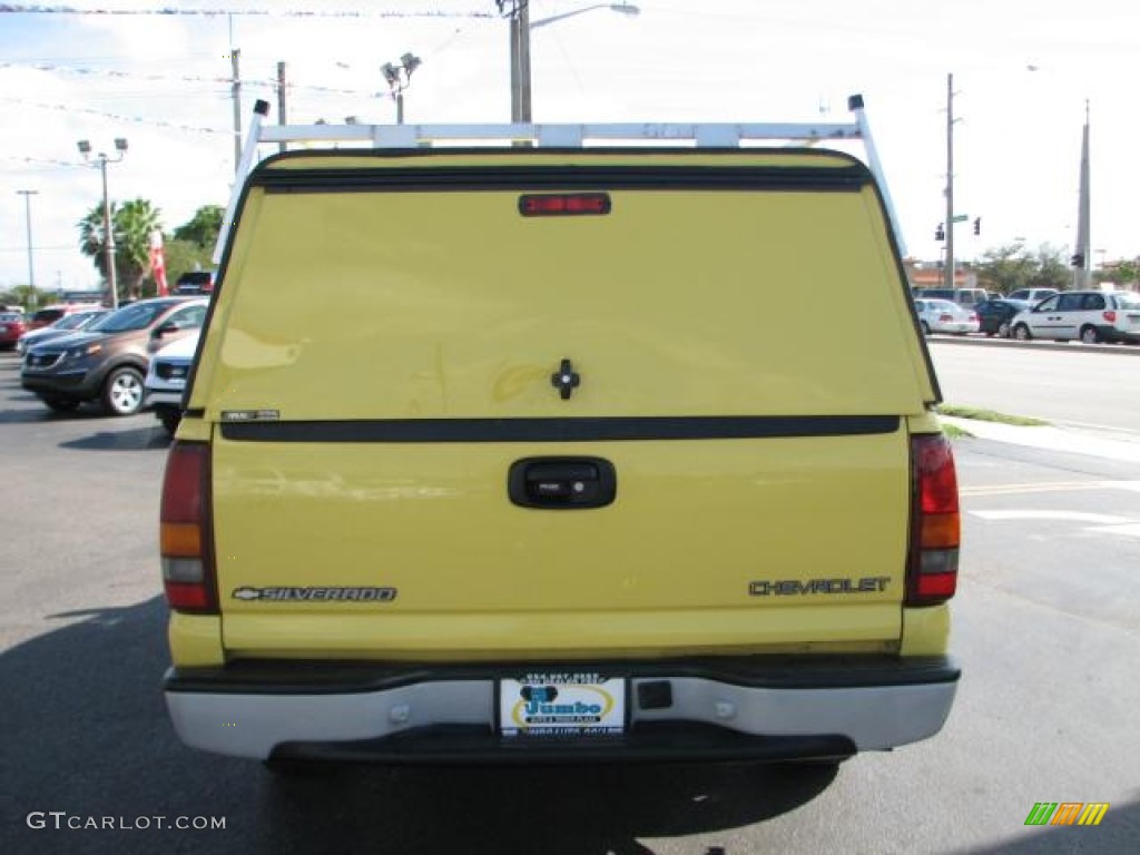 2000 Silverado 1500 Regular Cab - Fleet Yellow / Graphite photo #8