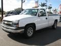 2006 Summit White Chevrolet Silverado 1500 Work Truck Regular Cab  photo #5