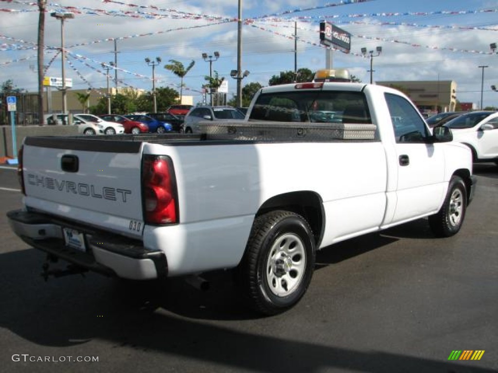 2006 Silverado 1500 Work Truck Regular Cab - Summit White / Dark Charcoal photo #9