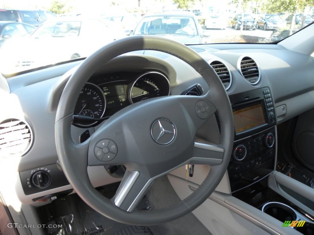 2010 ML 350 BlueTEC 4Matic - Palladium Silver Metallic / Ash photo #3