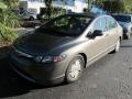 Galaxy Gray Metallic - Civic Hybrid Sedan Photo No. 4