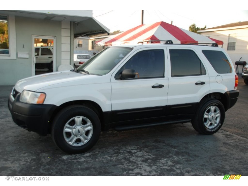 2003 Escape XLT V6 - Oxford White / Medium Dark Pebble photo #1