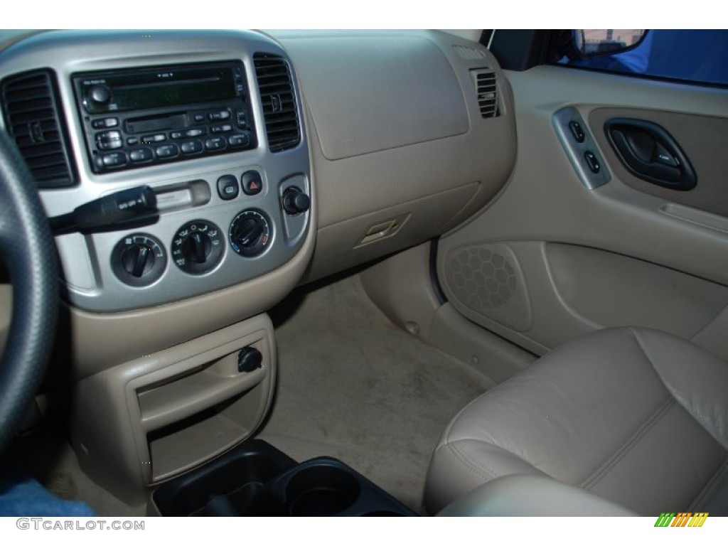 2003 Escape XLT V6 - Oxford White / Medium Dark Pebble photo #7
