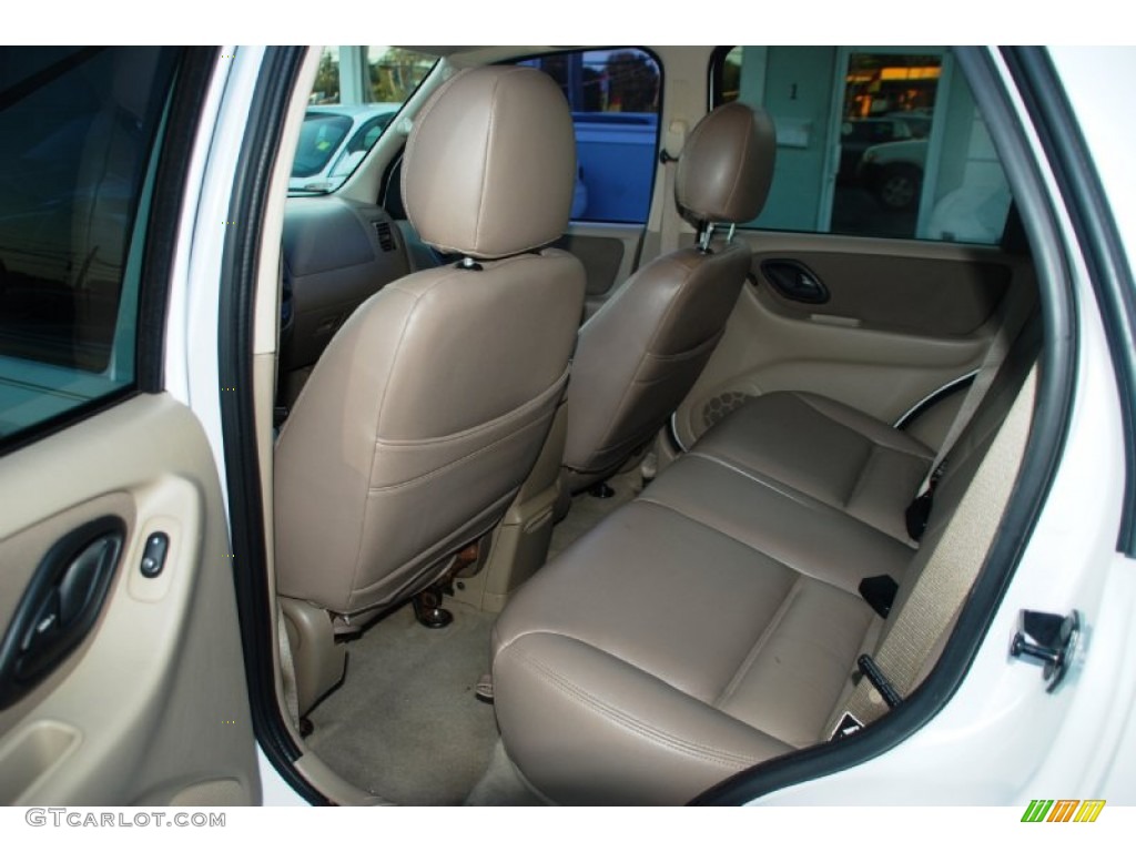 2003 Escape XLT V6 - Oxford White / Medium Dark Pebble photo #23