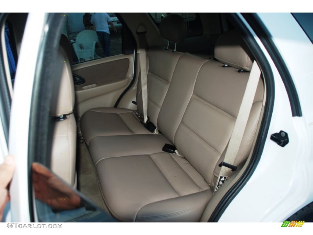 2003 Escape XLT V6 - Oxford White / Medium Dark Pebble photo #24