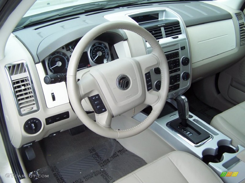 2010 Mercury Mariner V6 Premier Stone Dashboard Photo #58470837