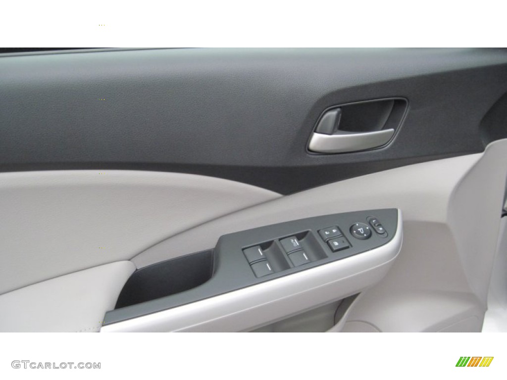 2012 CR-V EX-L - Alabaster Silver Metallic / Gray photo #14