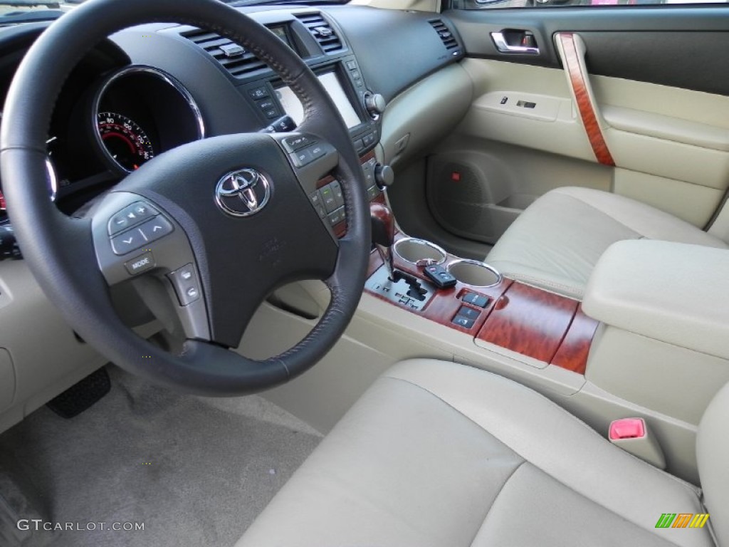 Sand Beige Interior 2008 Toyota Highlander Limited 4WD Photo #58472496