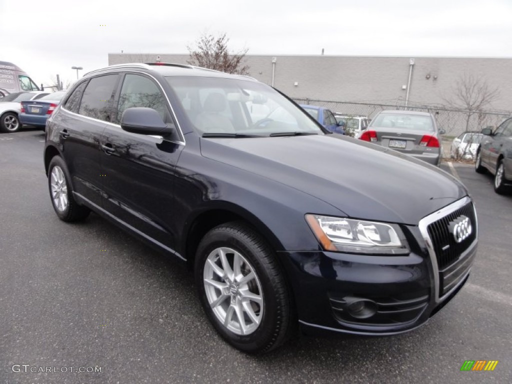 2009 Q5 3.2 Premium quattro - Deep Sea Blue Pearl Effect / Cardamom Beige photo #4