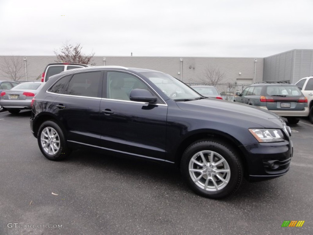 2009 Q5 3.2 Premium quattro - Deep Sea Blue Pearl Effect / Cardamom Beige photo #6