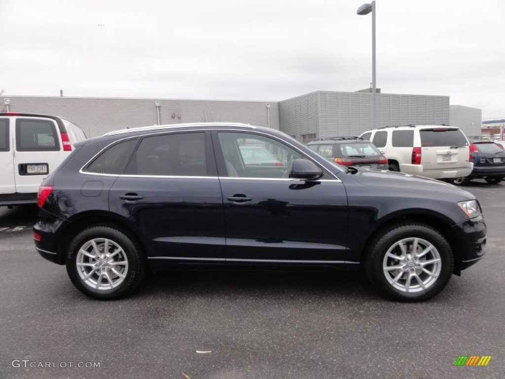 2009 Q5 3.2 Premium quattro - Deep Sea Blue Pearl Effect / Cardamom Beige photo #7