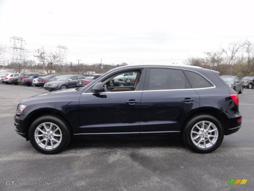 2009 Q5 3.2 Premium quattro - Deep Sea Blue Pearl Effect / Cardamom Beige photo #11