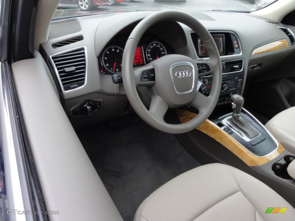 2009 Q5 3.2 Premium quattro - Deep Sea Blue Pearl Effect / Cardamom Beige photo #12