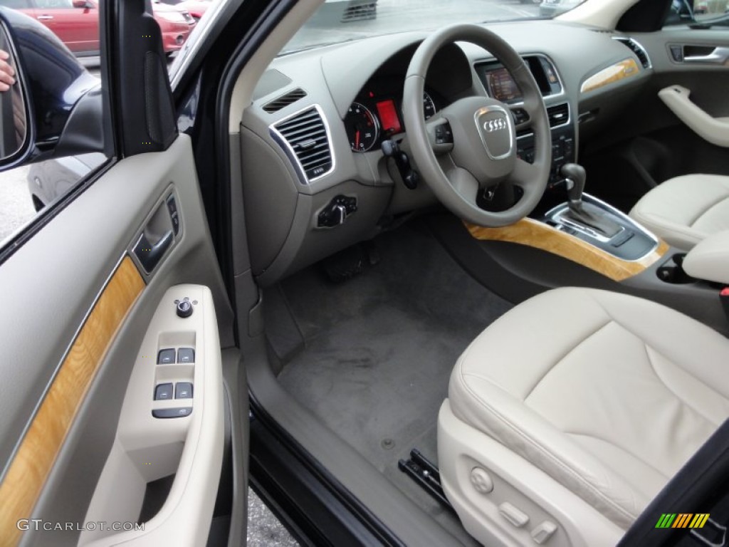 2009 Q5 3.2 Premium quattro - Deep Sea Blue Pearl Effect / Cardamom Beige photo #13