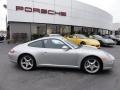 Arctic Silver Metallic 2005 Porsche 911 Carrera Coupe Exterior