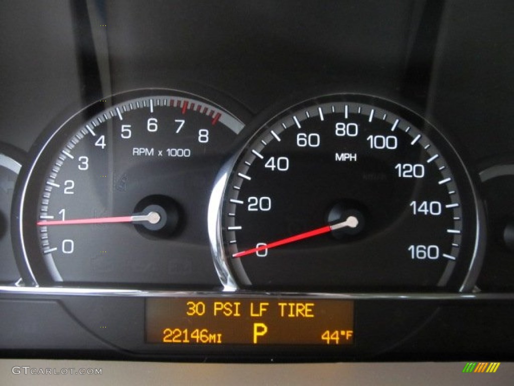 2008 Cadillac STS 4 V8 AWD Gauges Photo #58473978