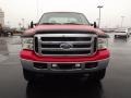 2007 Red Clearcoat Ford F250 Super Duty XLT SuperCab 4x4  photo #2