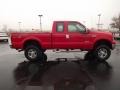 2007 Red Clearcoat Ford F250 Super Duty XLT SuperCab 4x4  photo #4