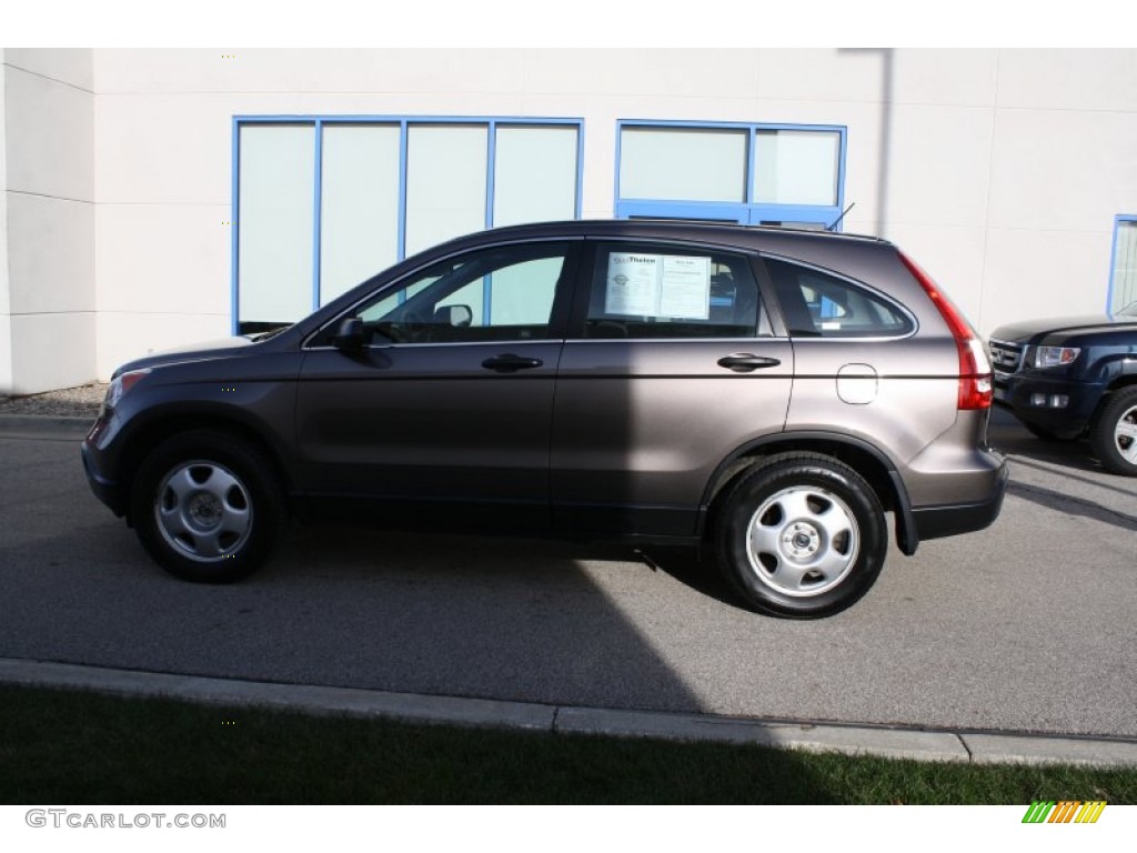 2009 CR-V LX 4WD - Urban Titanium Metallic / Gray photo #11