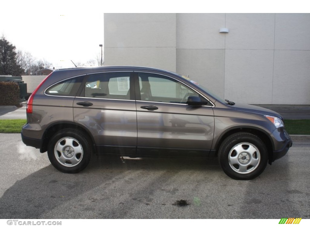 2009 CR-V LX 4WD - Urban Titanium Metallic / Gray photo #12