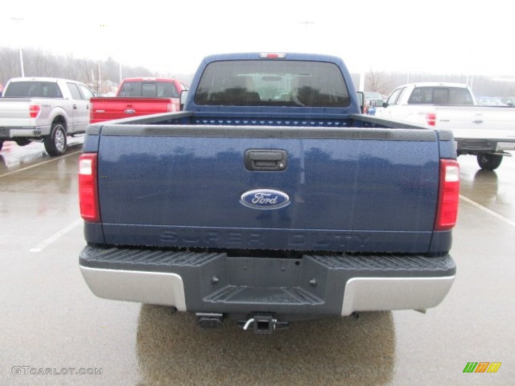 2012 F250 Super Duty XLT SuperCab 4x4 - Dark Blue Pearl Metallic / Steel photo #13